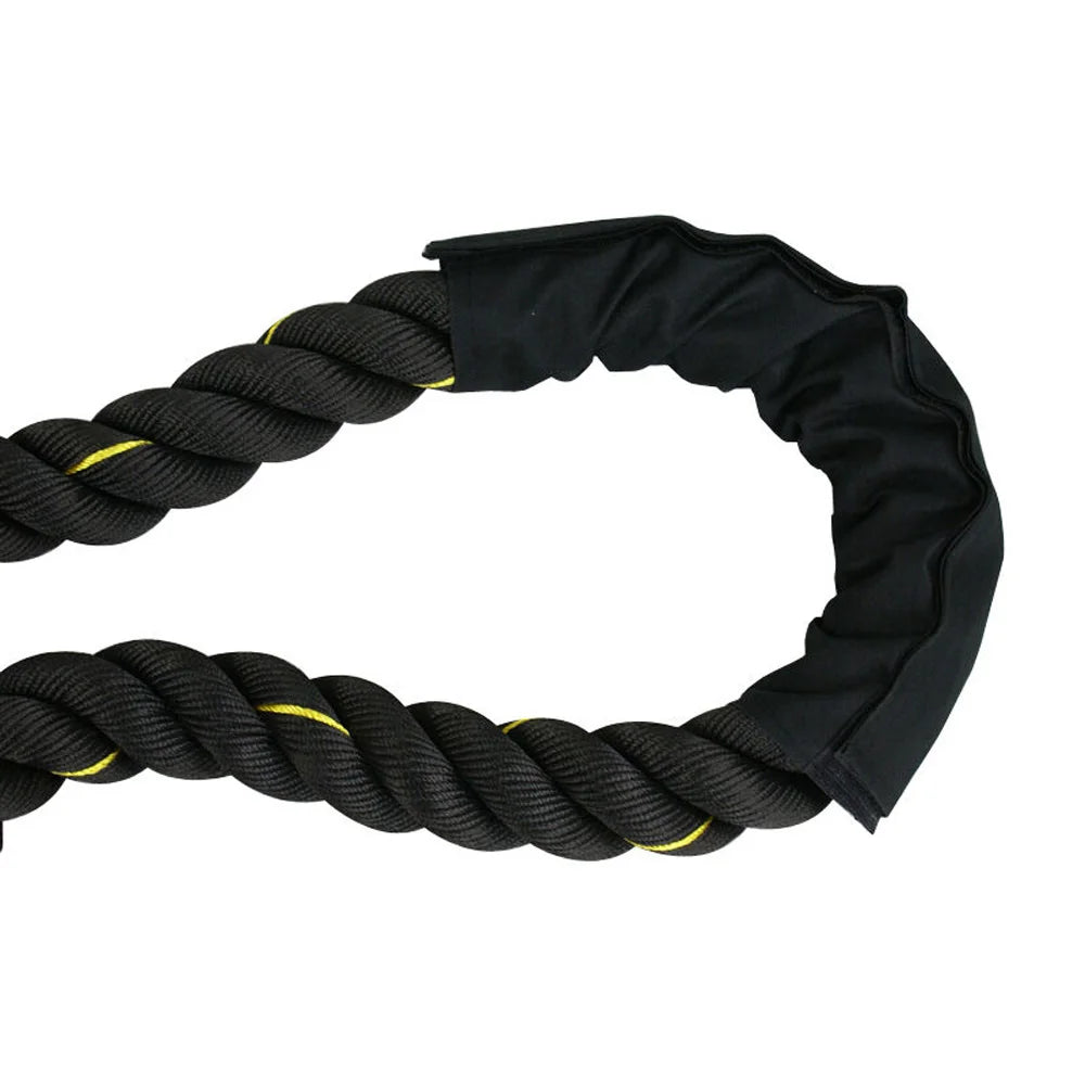 1.5" 30FT Poly Dacron Battle Rope Exercise Workout Strength Training Undulation